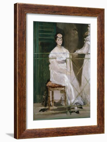 Portrait of Mademoiselle Claus, 1868-Edouard Manet-Framed Giclee Print