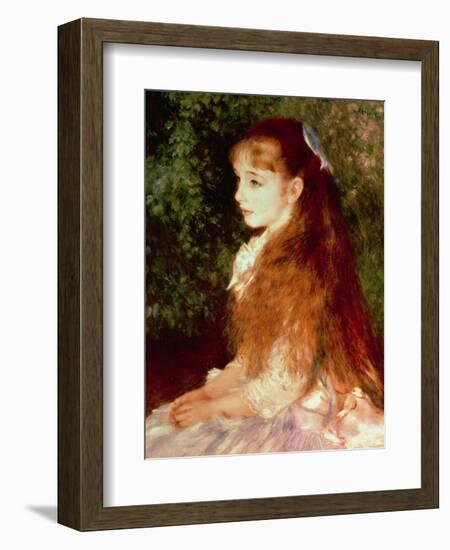 Portrait of Mademoiselle Irene Cahen D'Anvers, 1880-Pierre-Auguste Renoir-Framed Giclee Print