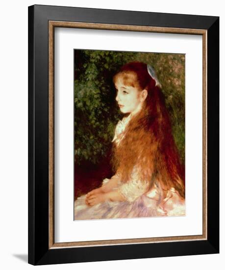 Portrait of Mademoiselle Irene Cahen D'Anvers, 1880-Pierre-Auguste Renoir-Framed Giclee Print