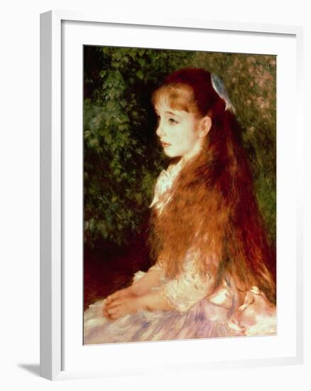 Portrait of Mademoiselle Irene Cahen D'Anvers, 1880-Pierre-Auguste Renoir-Framed Giclee Print