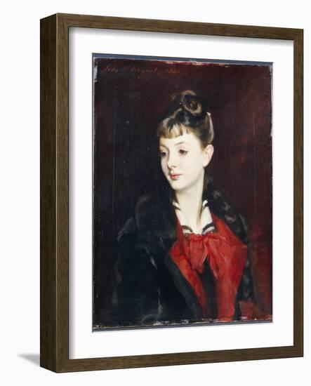 Portrait of Mademoiselle Suzanne Poirson, 1884-John Singer Sargent-Framed Giclee Print