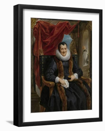 Portrait of Magdalena de Cuyper, c.1635-1636-Jacob Jordaens-Framed Giclee Print