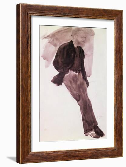 Portrait of Manet-Edgar Degas-Framed Giclee Print