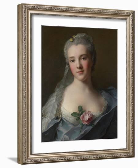 Portrait of Manon Balletti, 1757-Jean-Marc Nattier-Framed Giclee Print