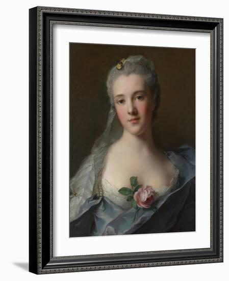 Portrait of Manon Balletti, 1757-Jean-Marc Nattier-Framed Giclee Print