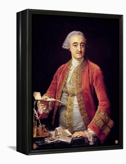 Portrait of Manuel De Roda-Pompeo Girolamo Batoni-Framed Premier Image Canvas