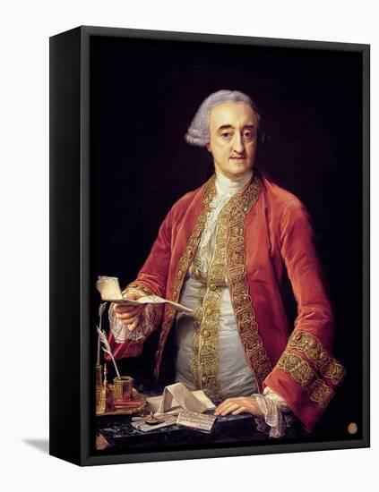 Portrait of Manuel De Roda-Pompeo Girolamo Batoni-Framed Premier Image Canvas