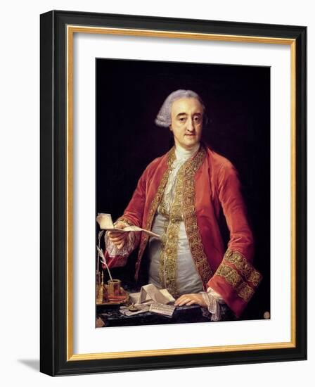 Portrait of Manuel De Roda-Pompeo Girolamo Batoni-Framed Giclee Print