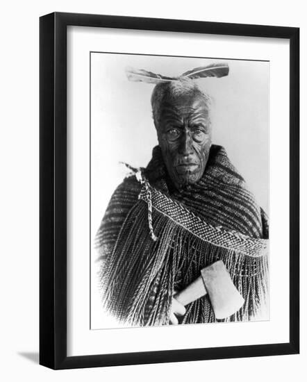 Portrait of Maori Chief-null-Framed Photographic Print