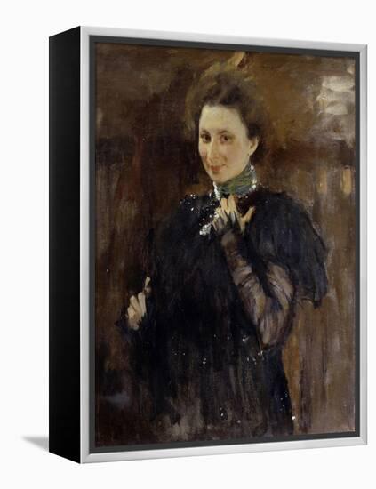 Portrait of Mara Oliv (1870-196), 1895-Valentin Alexandrovich Serov-Framed Premier Image Canvas