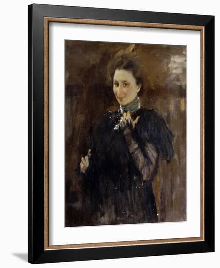 Portrait of Mara Oliv (1870-196), 1895-Valentin Alexandrovich Serov-Framed Giclee Print