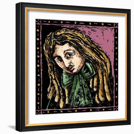 Portrait of Marc Antoine (Marc-Antoine) Charpentier French Composer (1643 to 1704) Illustration by-Patrizia La Porta-Framed Giclee Print