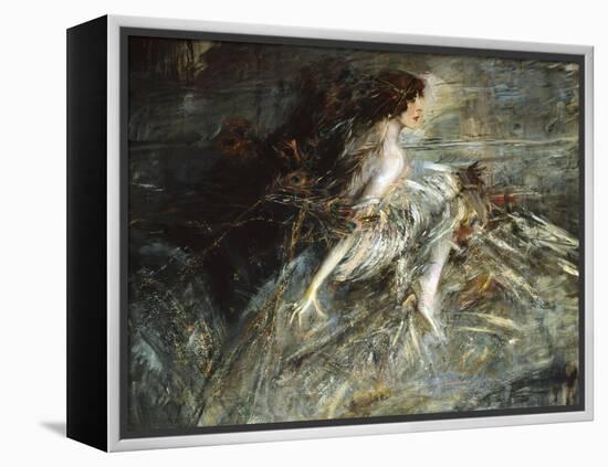 Portrait of Marchesa Casati-Giovanni Boldini-Framed Premier Image Canvas