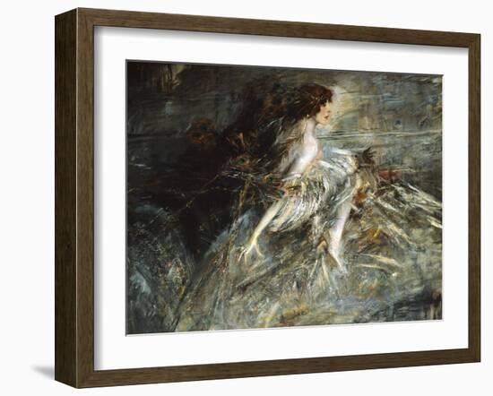 Portrait of Marchesa Casati-Giovanni Boldini-Framed Giclee Print