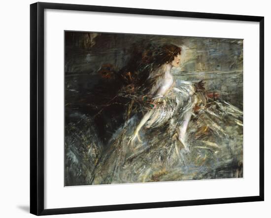 Portrait of Marchesa Casati-Giovanni Boldini-Framed Giclee Print