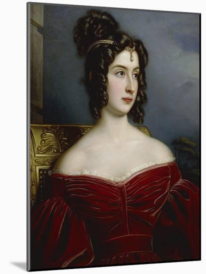 Portrait of Marchesa Marianna Florenzi, 1831-Joseph Karl Stieler-Mounted Giclee Print