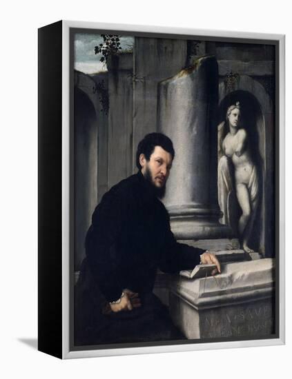 Portrait of Marco Antonio Savelli, 1543-1547-Giovanni Battista Moroni-Framed Premier Image Canvas