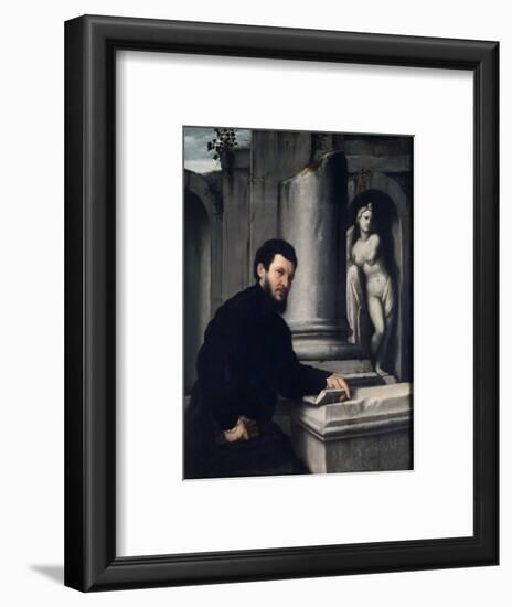 Portrait of Marco Antonio Savelli, 1543-1547-Giovanni Battista Moroni-Framed Giclee Print