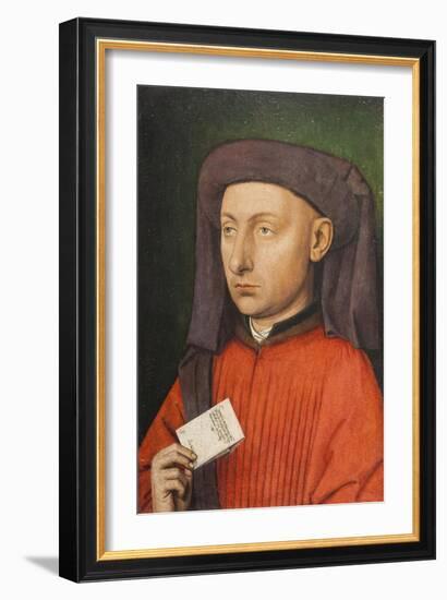 Portrait of Marco Barbarigo, C.1449-50-Jan van Eyck-Framed Giclee Print