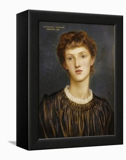 Portrait of Margaret Rawlins, 1883-Evelyn De Morgan-Framed Premier Image Canvas