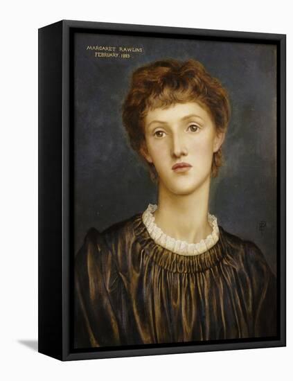 Portrait of Margaret Rawlins, 1883-Evelyn De Morgan-Framed Premier Image Canvas