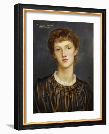 Portrait of Margaret Rawlins, 1883-Evelyn De Morgan-Framed Giclee Print