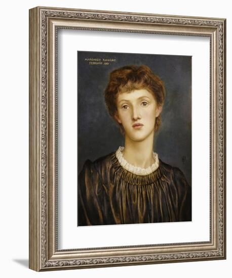 Portrait of Margaret Rawlins, 1883-Evelyn De Morgan-Framed Giclee Print