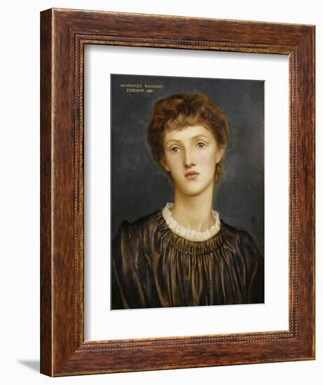 Portrait of Margaret Rawlins, 1883-Evelyn De Morgan-Framed Giclee Print