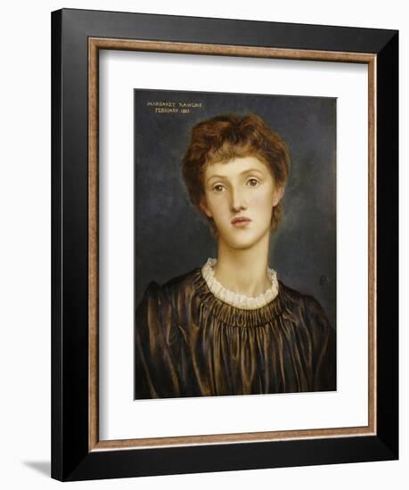 Portrait of Margaret Rawlins, 1883-Evelyn De Morgan-Framed Giclee Print