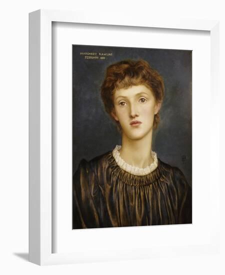 Portrait of Margaret Rawlins, 1883-Evelyn De Morgan-Framed Giclee Print