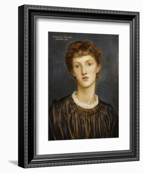 Portrait of Margaret Rawlins, 1883-Evelyn De Morgan-Framed Giclee Print