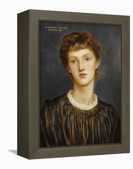 Portrait of Margaret Rawlins, 1883-Evelyn De Morgan-Framed Premier Image Canvas