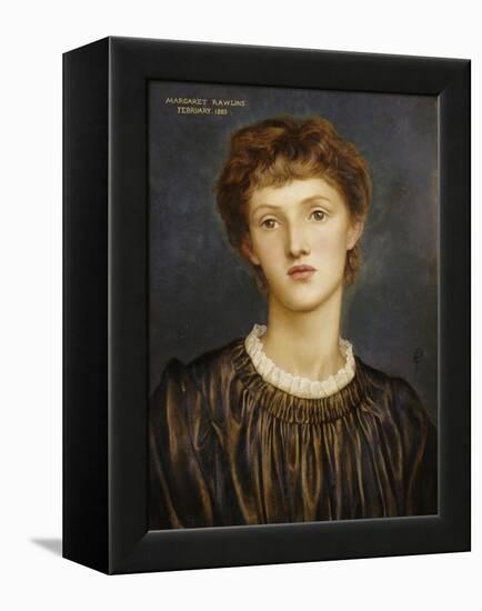 Portrait of Margaret Rawlins, 1883-Evelyn De Morgan-Framed Premier Image Canvas