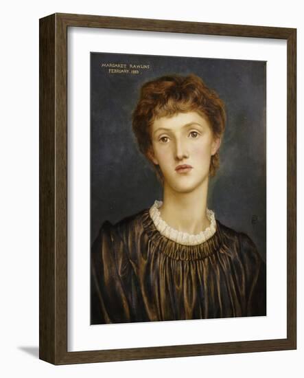 Portrait of Margaret Rawlins, 1883-Evelyn De Morgan-Framed Giclee Print