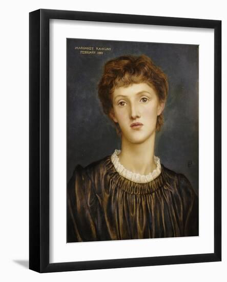 Portrait of Margaret Rawlins, 1883-Evelyn De Morgan-Framed Giclee Print