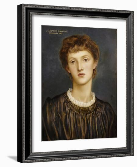 Portrait of Margaret Rawlins, 1883-Evelyn De Morgan-Framed Giclee Print