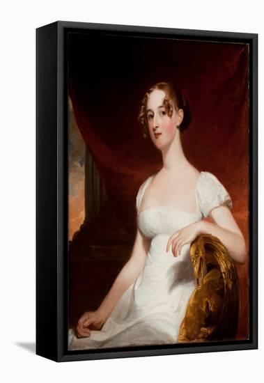 Portrait of Margaret Siddons Kintzing, 1812 (Oil on Canvas)-Thomas Sully-Framed Premier Image Canvas