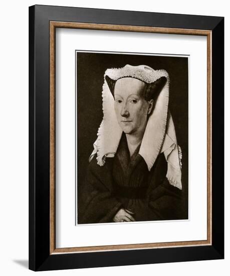 Portrait of Margaret Van Eyck, 1927-Jan van Eyck-Framed Giclee Print