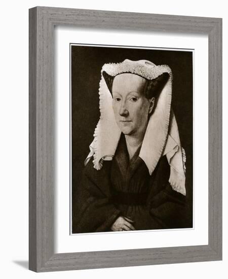 Portrait of Margaret Van Eyck, 1927-Jan van Eyck-Framed Giclee Print