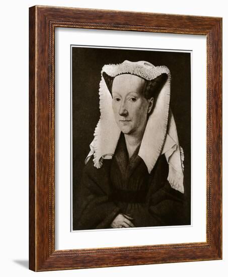 Portrait of Margaret Van Eyck, 1927-Jan van Eyck-Framed Giclee Print