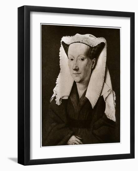 Portrait of Margaret Van Eyck, 1927-Jan van Eyck-Framed Giclee Print