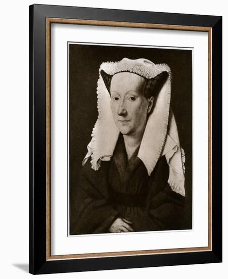 Portrait of Margaret Van Eyck, 1927-Jan van Eyck-Framed Giclee Print