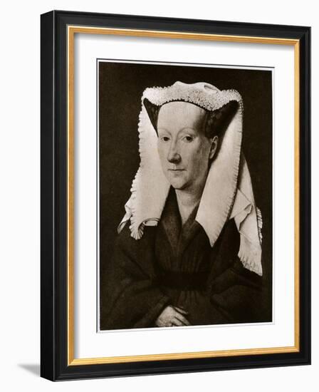 Portrait of Margaret Van Eyck, 1927-Jan van Eyck-Framed Giclee Print