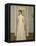 Portrait of Marguerite, the Sister of the Artist-Fernand Khnopff-Framed Premier Image Canvas
