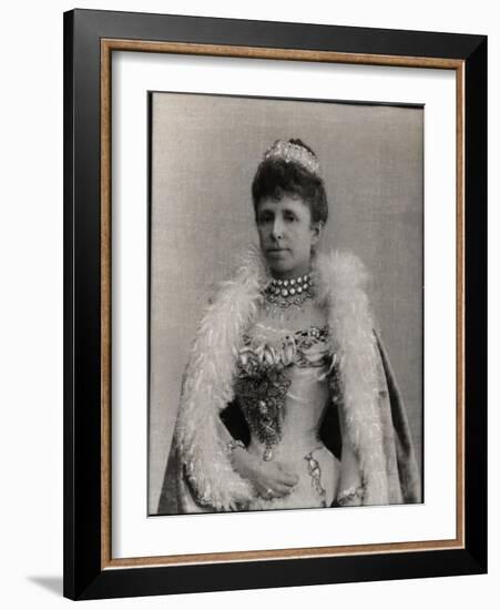Portrait of Maria Christina of Austria (1858-1929), Regent Queen of Spain-French Photographer-Framed Giclee Print