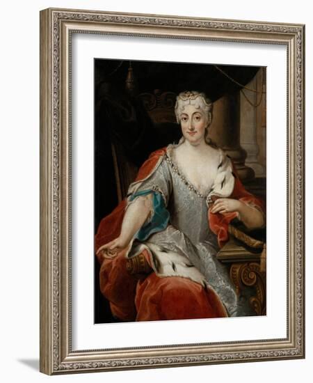 Portrait of Maria Clementina Sobieska (1702-173)-Pier Leone Ghezzi-Framed Giclee Print