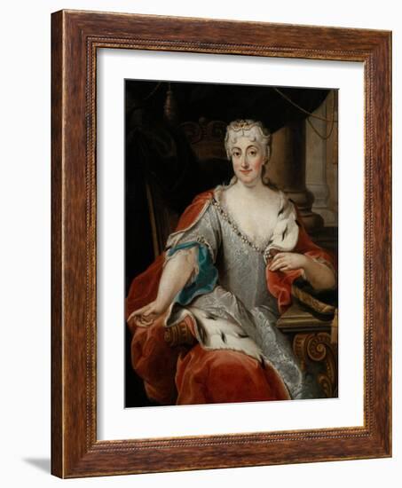 Portrait of Maria Clementina Sobieska (1702-173)-Pier Leone Ghezzi-Framed Giclee Print