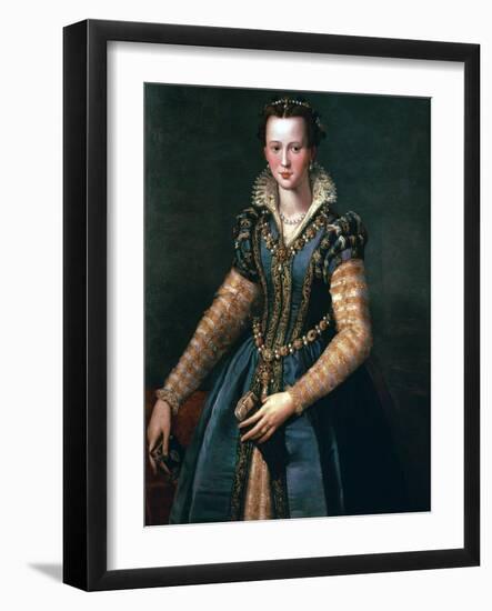 Portrait of Maria De Medici, 16th Century-Alessandro Allori-Framed Giclee Print