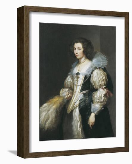 Portrait of Maria De Tassis (1611-163)-Sir Anthony Van Dyck-Framed Giclee Print