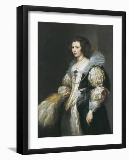 Portrait of Maria De Tassis (1611-163)-Sir Anthony Van Dyck-Framed Giclee Print